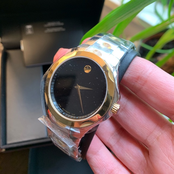movado luno two tone